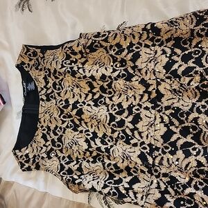 Gold semi formal dress